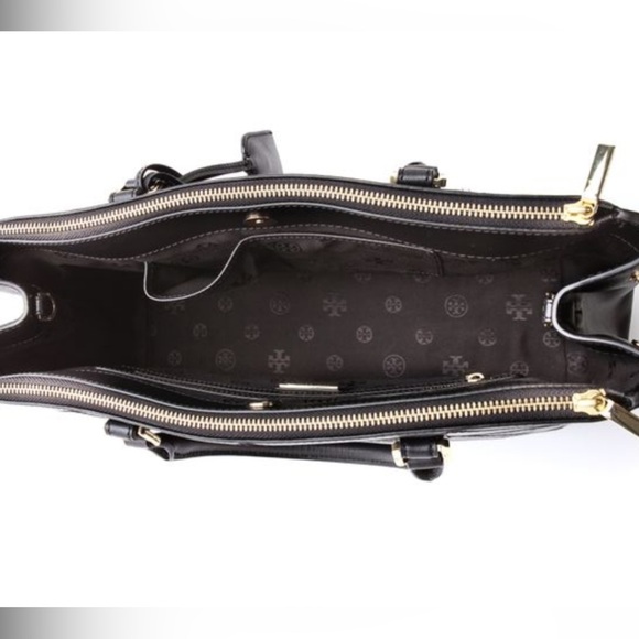 Tory Burch Robinson Stitches Double Zip Tote - Picture 3 of 11